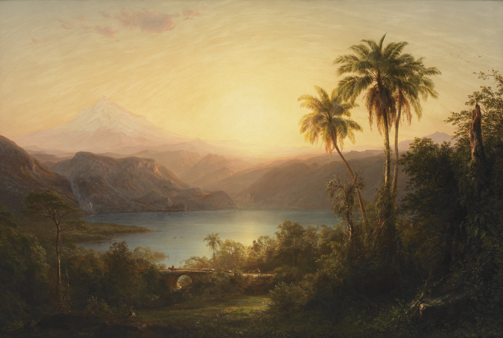 Frederic Edwin Church (American, 1826–1900), Sierra Nevada de Santa Marta, 1883. Oil on canvas, 40 1/16 x 60 1/8 in. Bequest of Charles Parsons, 1905.