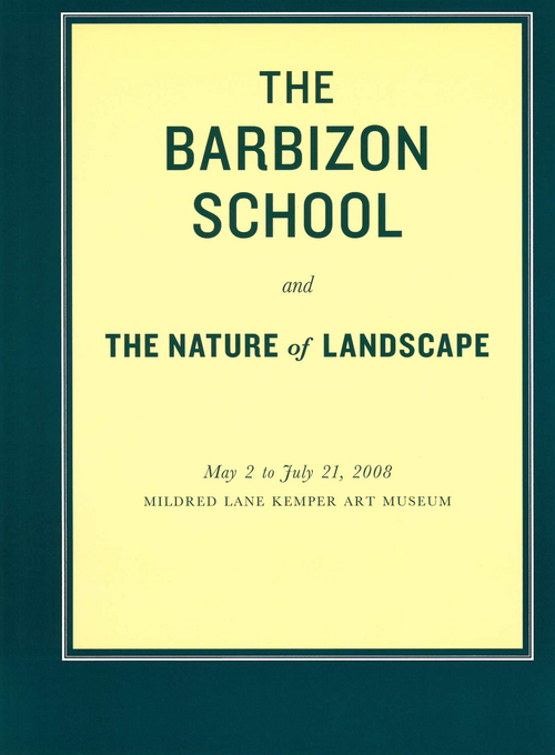 Brochure cover of "The Barbizon School: The Nature of Landscape"