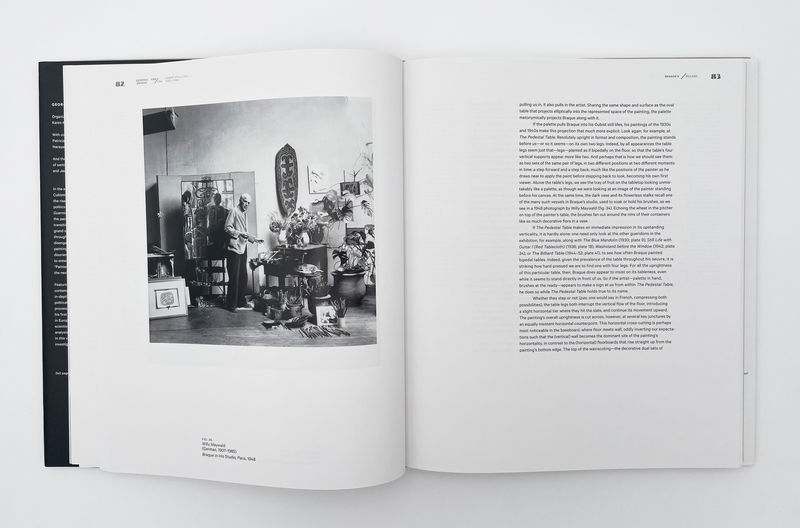 Interior spread of the book "Georges Braque and the Cubist Still Life, 1928–1945"