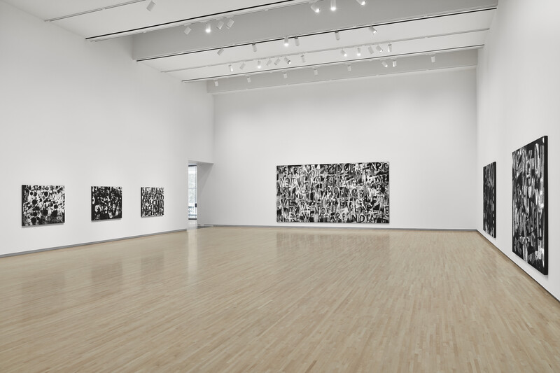 Installation view of Adam Pendleton: To Divide By exhibition