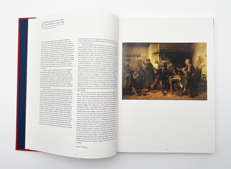 Interior spread of the book "A Gallery of Modern Art"